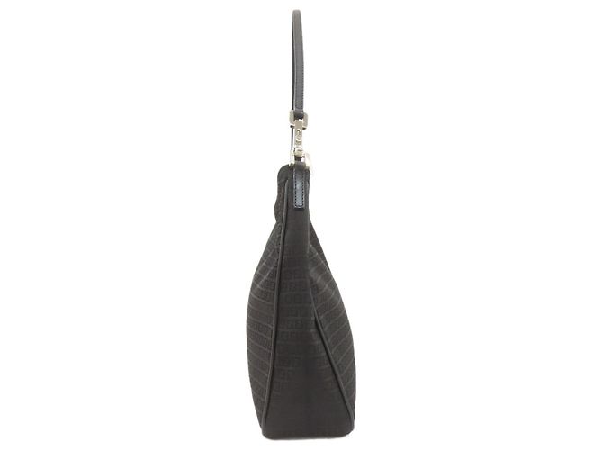 Fendi Zucchino Muster Canvas Tote Bag Schwarz - Ansicht 3