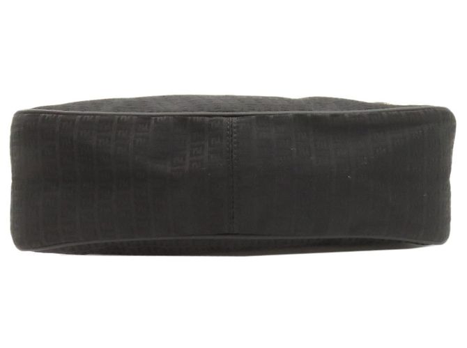 Fendi Zucchino Muster Canvas Tote Bag Schwarz - Ansicht 4
