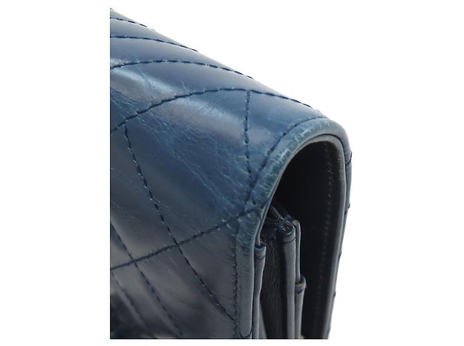 Portafoglio lungo Chanel Coco Mark Matelassé Blu - vista 21