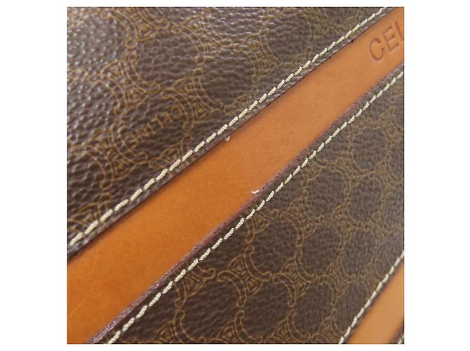 Céline Borsa Celine motivo Macadam Marrone - vista 13