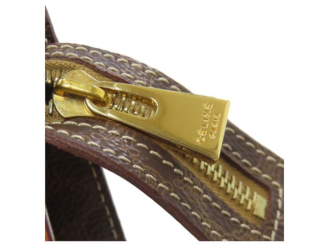 Céline Borsa Celine motivo Macadam Marrone - vista 16