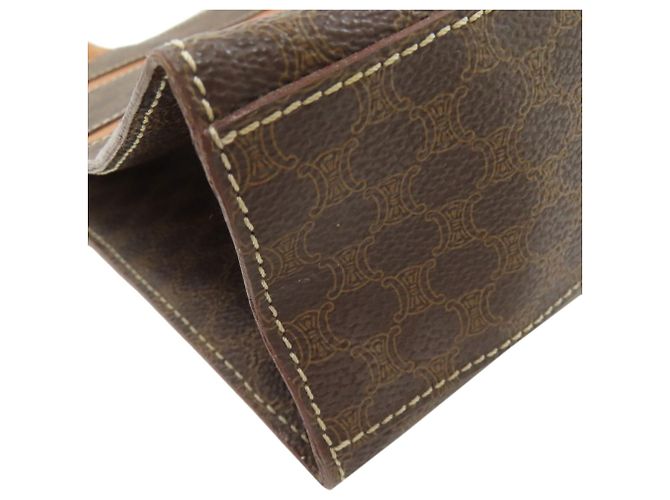 Céline Borsa Celine motivo Macadam Marrone - vista 17