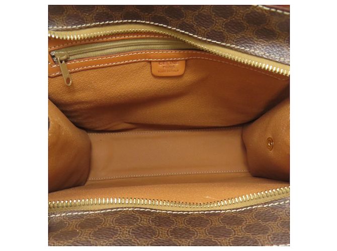 Céline Borsa Celine motivo Macadam Marrone - vista 5