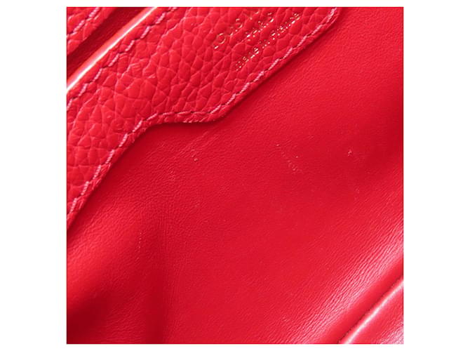 Borsa Louis Vuitton Capucines BB Rosso - vista 12