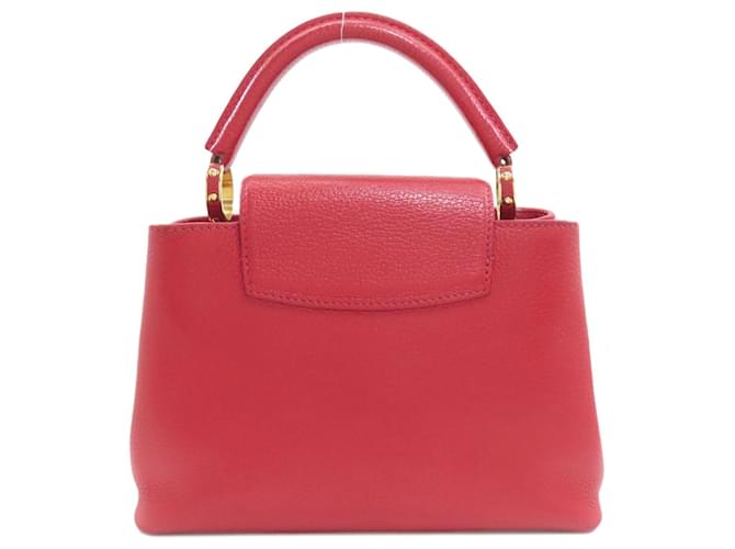 Borsa Louis Vuitton Capucines BB Rosso - vista 2