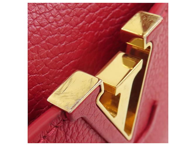 Borsa Louis Vuitton Capucines BB Rosso - vista 21