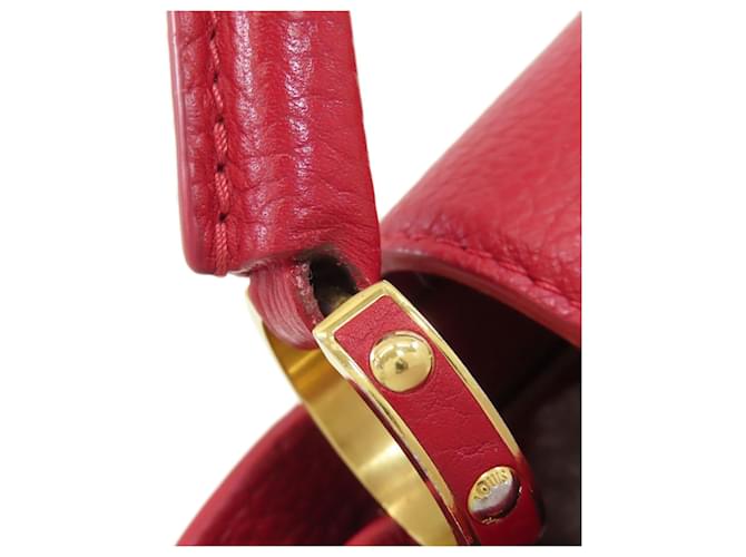 Borsa Louis Vuitton Capucines BB Rosso - vista 25