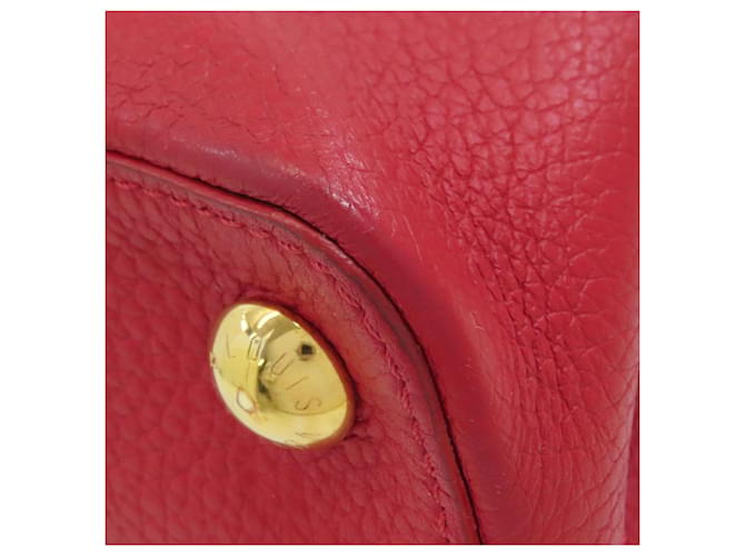 Borsa Louis Vuitton Capucines BB Rosso - vista 32