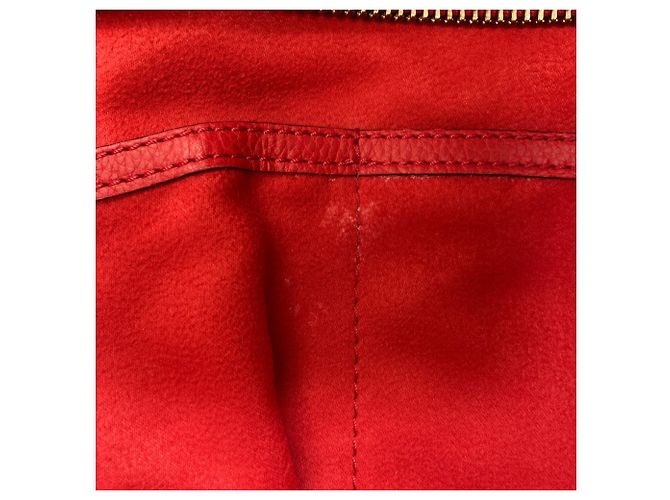Céline Bolsa de mão Celine Luggage Mini Vermelho - vista 11