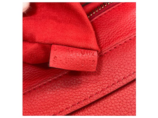 Céline Bolsa de mão Celine Luggage Mini Vermelho - vista 7