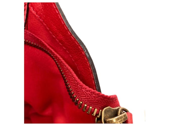 Céline Bolsa de mão Celine Luggage Mini Vermelho - vista 9