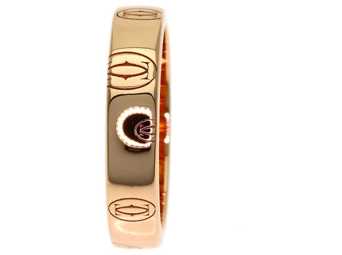Anello Cartier Happy Birthday #48 in oro rosa 18K - vista 3