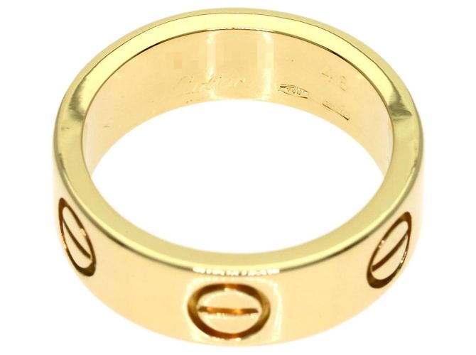 Anello Cartier Love #48 in oro giallo 18K - vista 4