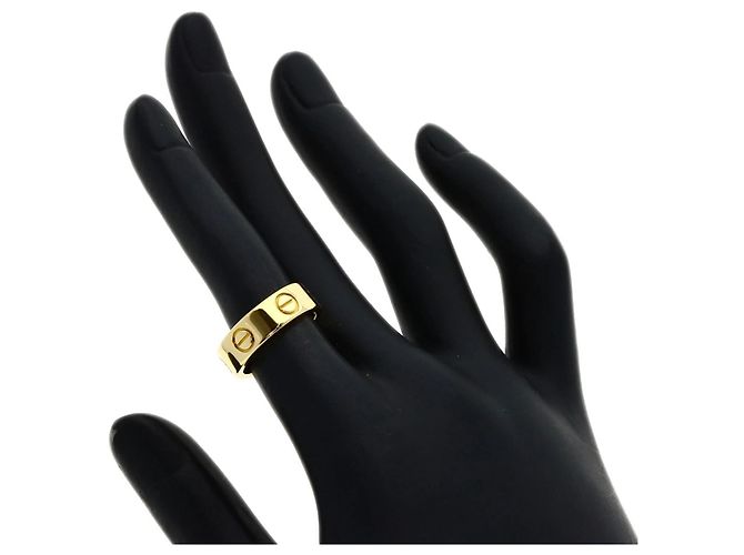 Anello Cartier Love #48 in oro giallo 18K - vista 5