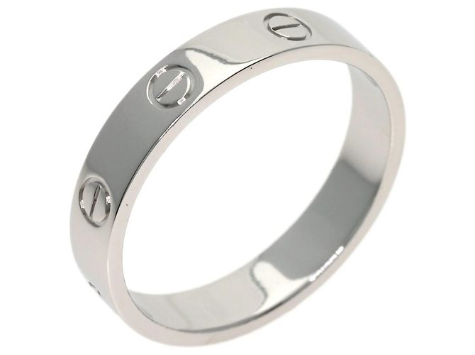 Cartier Mini Love Ring aus Platin - Ansicht 2
