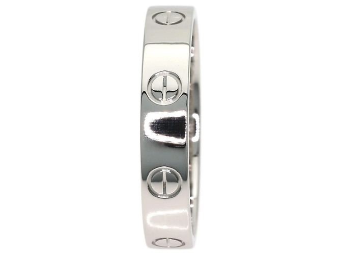 Cartier Mini Love Ring aus Platin - Ansicht 3