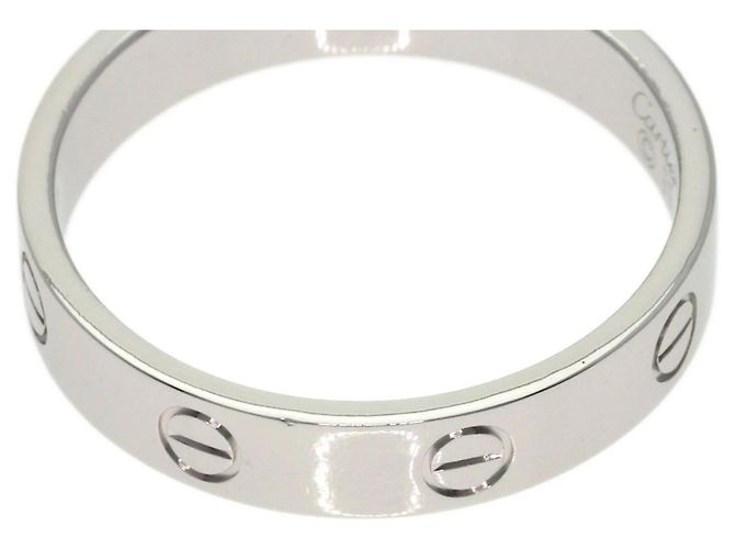 Cartier Mini Love Ring aus Platin - Ansicht 6