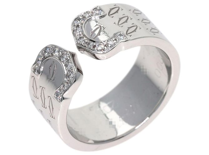 Cartier C2 Diamond Band Ring Ring - Ansicht 2