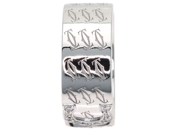 Cartier C2 Diamond Band Ring Ring - Ansicht 9