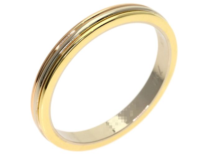 Cartier 3-Farben 18K Goldband Ring - Ansicht 2