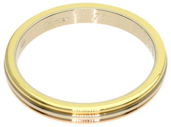 Cartier 3-Farben 18K Goldband Ring - Ansicht 4