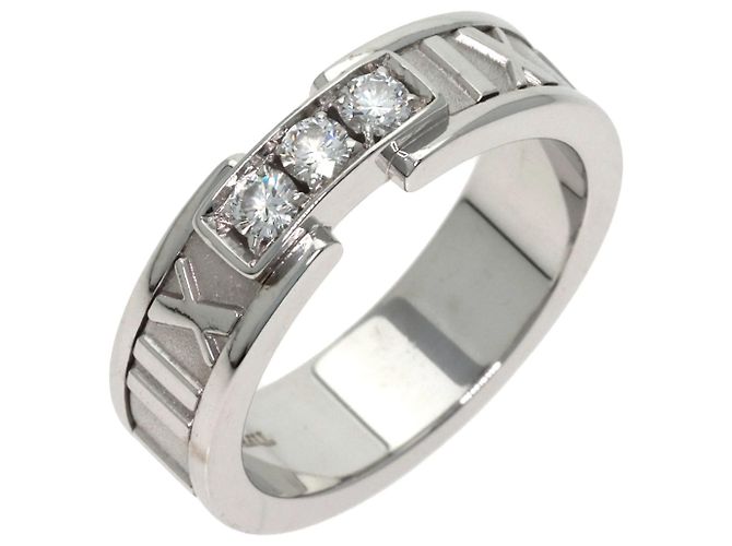 Anello Atlas 3-Diamond Band di Tiffany & Co. - vista 2
