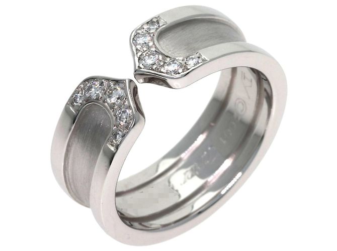 Cartier C2 Diamond Band Ring Ring - Ansicht 2