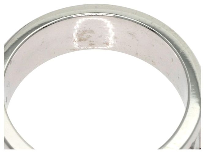 Anello Tiffany & Co. Atlas 3 diamanti in oro bianco 18K - vista 7