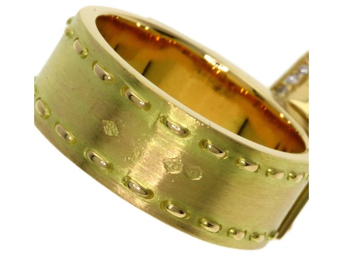 Bague Kelly Hermès en or jaune 18K avec diamants - vue 10