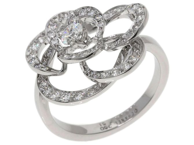 Anello Camellia Medium in Diamante Chanel - vista 2