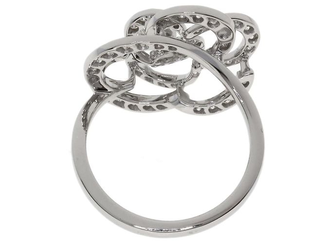 Anello Camellia Medium in Diamante Chanel - vista 4