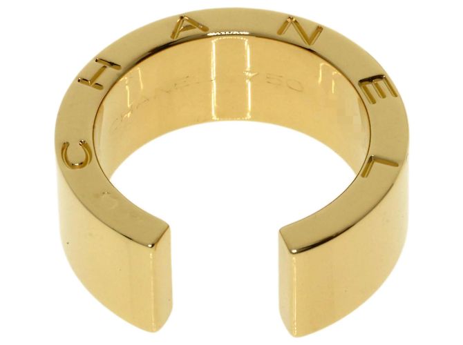 Anello Signature Chanel in Oro Giallo 18K - vista 4