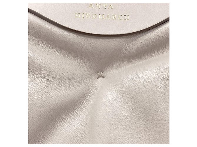 Borsa a tracolla Anya Hindmarch Chubby Barrel Grigio - vista 7