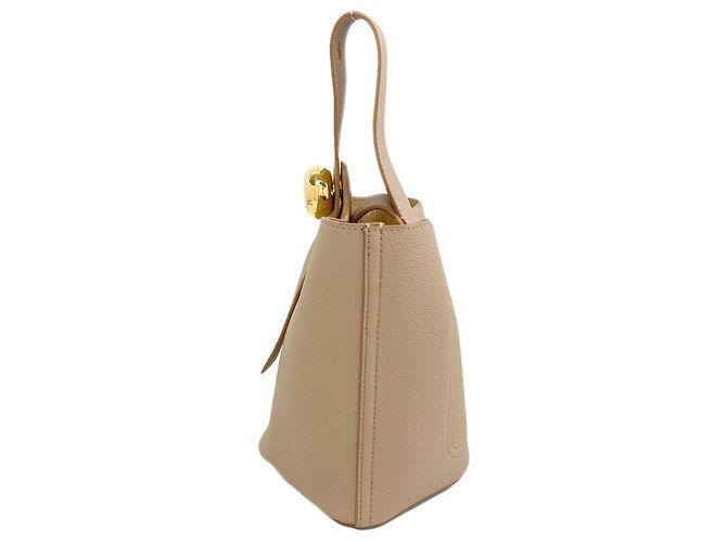 Loewe Pebble Mini Bucket Bag 2-Way Sand - Ansicht 3