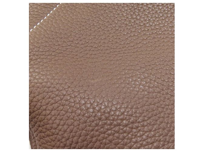Hermès Borsa Hermes Bolide 31 in Etoupe Gray Taupe - vista 15