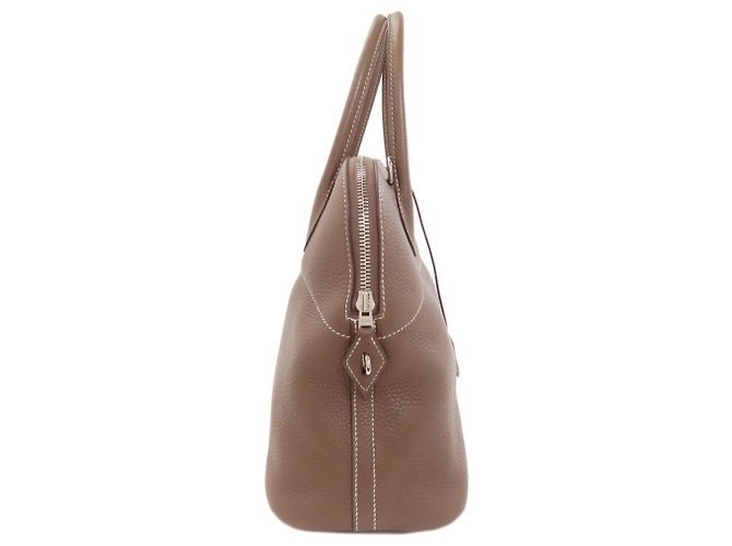 Hermès Borsa Hermes Bolide 31 in Etoupe Gray Taupe - vista 3