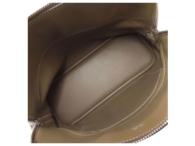 Hermès Borsa Hermes Bolide 31 in Etoupe Gray Taupe - vista 5