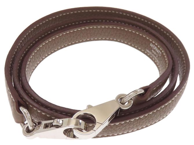 Hermès Borsa Hermes Bolide 31 in Etoupe Gray Taupe - vista 6