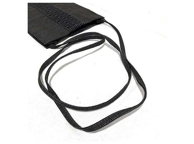 Hermès Borsa pochette Hermes Herline Nero - vista 9