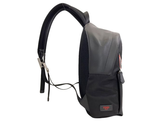 Fendi Bugs Monster Rucksack Schwarz - Ansicht 3