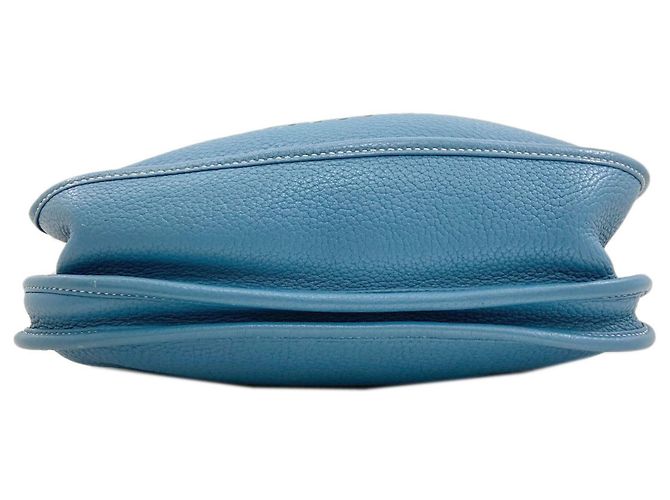 Hermès Borsa a tracolla Hermes Evelyne 3 PM Blue Jean - vista 4