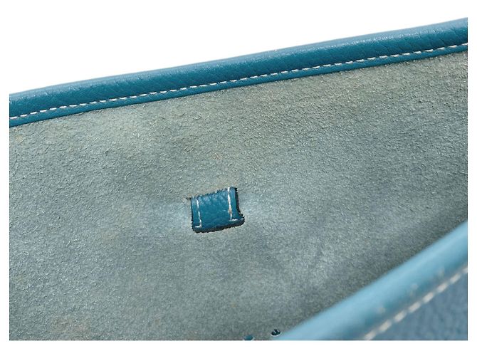 Hermès Borsa a tracolla Hermes Evelyne 3 PM Blue Jean - vista 8