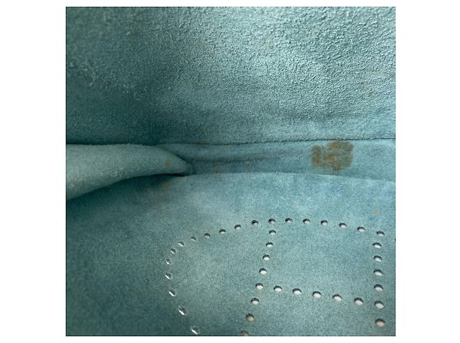 Hermès Borsa a tracolla Hermes Evelyne 3 PM Blue Jean - vista 9