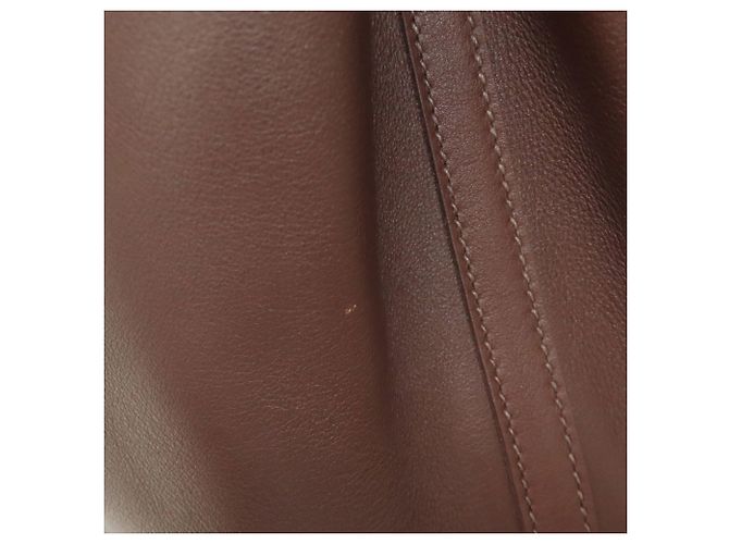 Hermès Borsa Hermes Garden Twilly TPM Havana Marrone - vista 12
