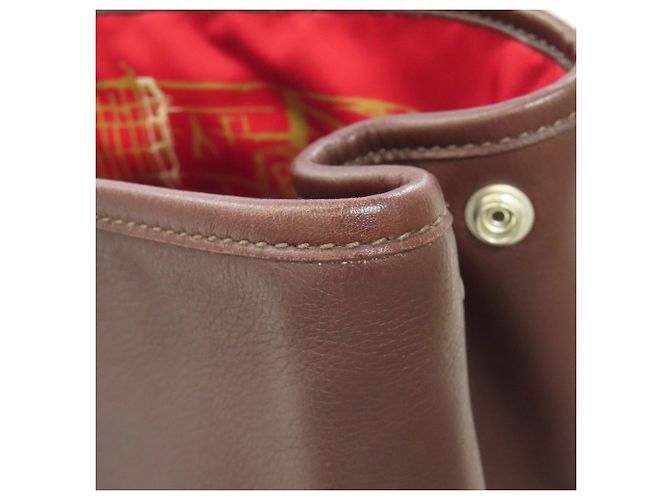Hermès Borsa Hermes Garden Twilly TPM Havana Marrone - vista 13