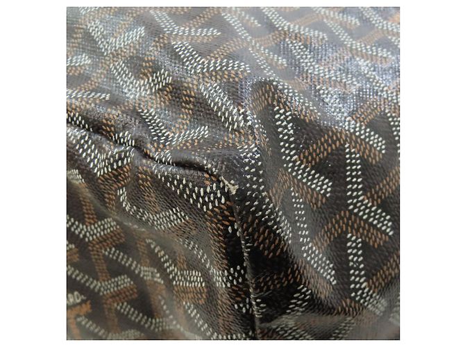 Borsa Tote Goyard Saint Louis GM Marrone Nero - vista 23