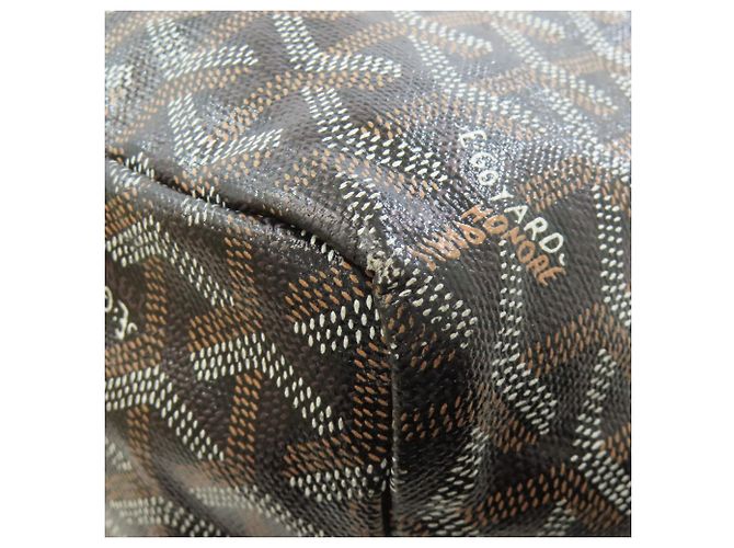 Borsa Tote Goyard Saint Louis GM Marrone Nero - vista 25