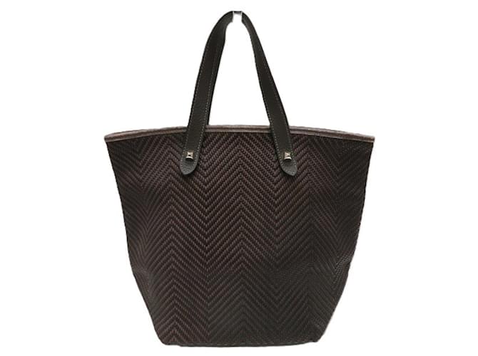 Hermès Borsa Cabas Hermes Chennai PM Marrone - vista 2