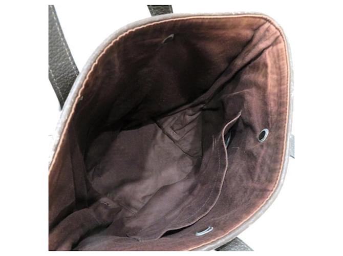 Hermès Borsa Cabas Hermes Chennai PM Marrone - vista 5