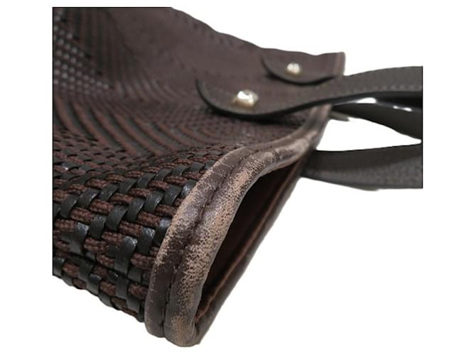 Hermès Borsa Cabas Hermes Chennai PM Marrone - vista 7